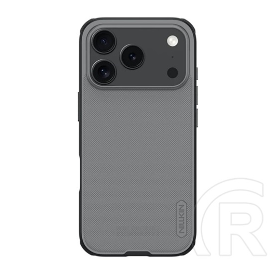 Nillkin Apple iPhone 17 Pro Max super frosted pro műanyag védő (ütésállóság, gumírozott, érdes felület) átlátszó/fekete
