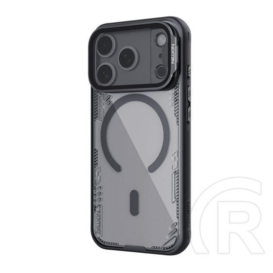 Nillkin Apple iPhone 17 Pro iceblade prop szilikon telefonvédő (ütésállóság, kameravédő, kitámasztó, magsafe) fekete