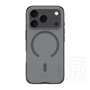 Nillkin Apple iPhone 17 Pro super frosted pro magnetic műanyag védő (mágneses, ütésállóság, gumírozott) átlátszó/fekete