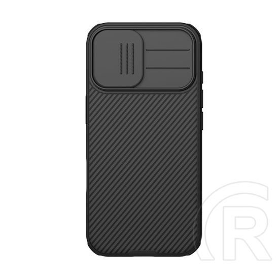 Nillkin Apple iPhone 17 camshield pro szilikon telefonvédő (ütésállóság, kameravédő, csíkos) fekete