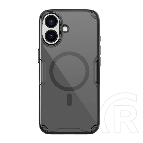 Nillkin Apple iPhone 17 nature pro magnetic műanyag telefonvédő (ütésállóság, légpárnás sarok, magsafe) fekete