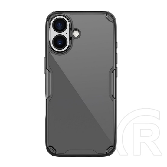 Nillkin Apple iPhone 17 nature pro szilikon telefonvédő (ütésállóság, légpárnás sarok) fekete