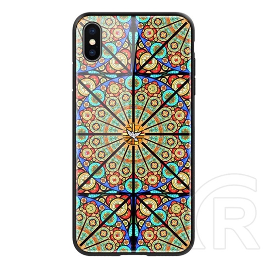 Nillkin BRILLIANCE védő Apple iPhone XS Max 6.5 szilikon keret (BUMPER, közepesen ütésálló, edzett üveg hátlap) színes