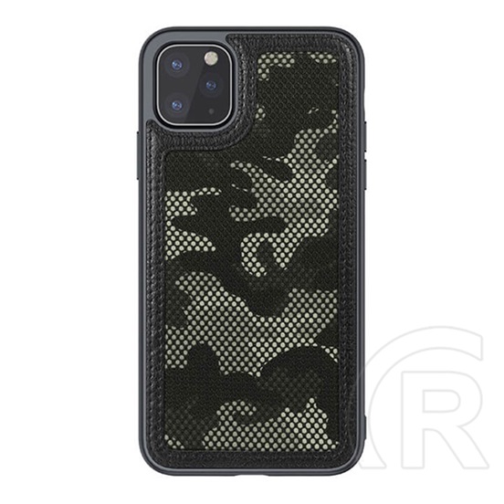 Nillkin CAMO Apple iPhone 11 Pro műanyag telefonvédő (bőr hatású, terep minta) fekete