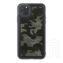 Nillkin CAMO Apple iPhone 12 Pro Max műanyag telefonvédő (bőr hatású, terep minta) fekete