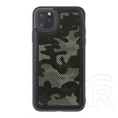 Nillkin CAMO Apple iPhone 12 Pro műanyag telefonvédő (bőr hatású, terep minta) fekete
