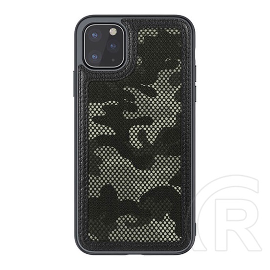 Nillkin CAMO Apple iPhone 12 Pro műanyag telefonvédő (bőr hatású, terep minta) fekete