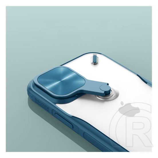 Nillkin CYCLOPS Apple iPhone 12 Pro Max műanyag telefonvédő (közepesen ütésálló, kameravédő) sötétzöld