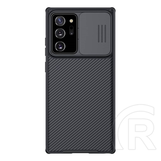 Nillkin Camshield Pro műanyag védő ( Samsung Galaxy Note 20 Ultra (SM-N986F) szilikon keret, közepesen ütésálló fekete