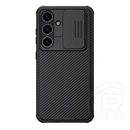 Nillkin Camshield Pro szilikon telefonvédő (ütésállóság, kameravédő, csíkos, prémium minőség, fekete)