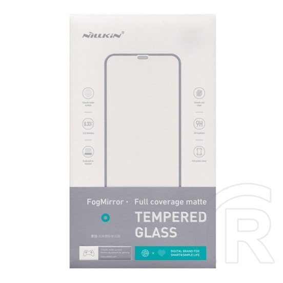 Nillkin FOGMIRROR Apple iPhone 13 Pro Max képernyővédő üveg (matt, 2.5D, full glue, lekerekített szél, karcálló, 0.33mm,