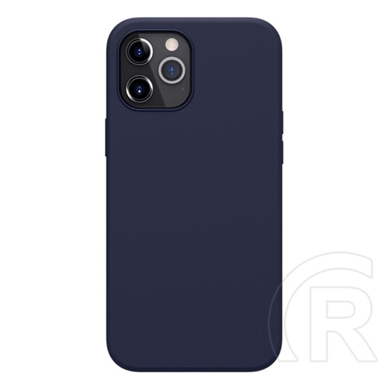 Nillkin Flex Pure Apple iPhone 12 Pro Max szilikon telefonvédő (ultravékony, környezetbarát, matt) sötétkék