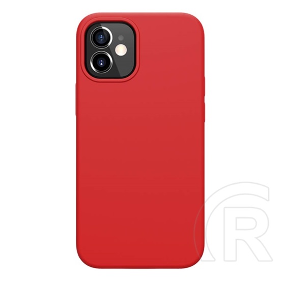 Nillkin Flex Pure Apple iPhone 12 mini szilikon telefonvédő (ultravékony, környezetbarát, matt) piros