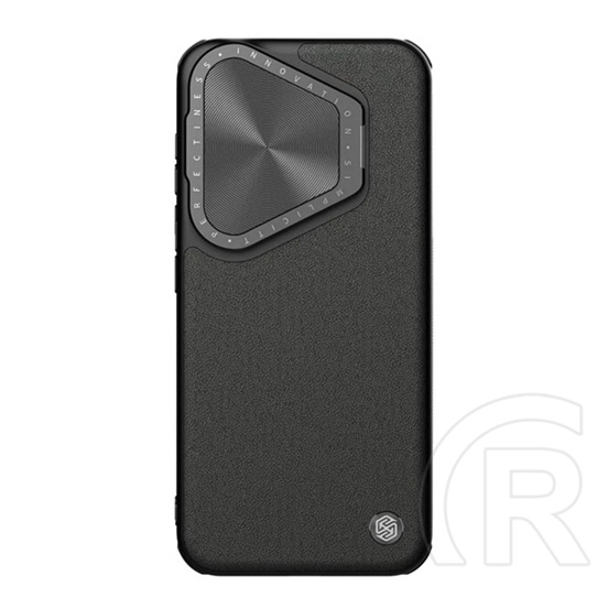 Nillkin Huawei Pura 70 Pro Nillkin camshield prop leather tok ( bőr hatású hátlap, kameravédő, kitámasztó) fekete