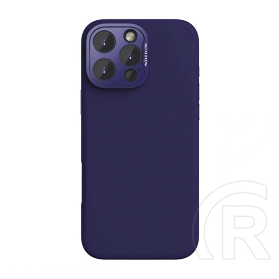 Nillkin Lenswing Magnetic műanyag telefonvédő (matt, mikrofiber plüss belső, kameravédő, MagSafe, lila)