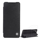 Nillkin MING Samsung Galaxy S20 (SM-G981U) tok álló (Flip, oldalra nyíló, bankkártya tartó, textil minta) fekete