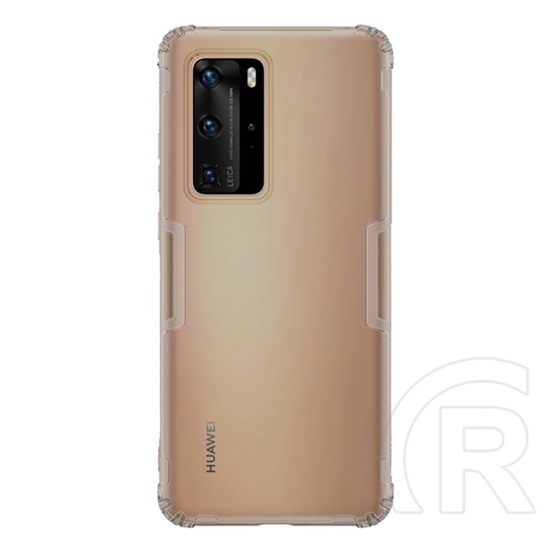 Nillkin Nature Huawei P40 Pro szilikon telefonvédő (közepesen ütésálló, 0.6 mm, ultravékony) szürke