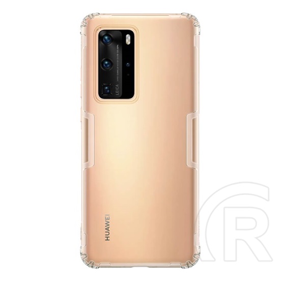 Nillkin Nature Huawei P40 szilikon telefonvédő (közepesen ütésálló, 0.6 mm, ultravékony) átlátszó
