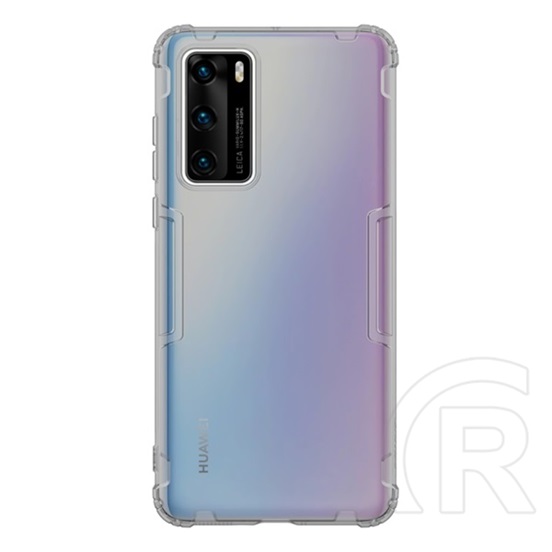 Nillkin Nature Huawei P40 szilikon telefonvédő (közepesen ütésálló, 0.6 mm, ultravékony) szürke