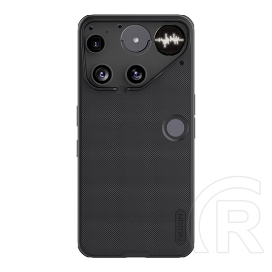 Nillkin Nothing Phone (3) super frosted pro műanyag telefonvédő (ütésállóság, gumírozott, érdes felület) fekete