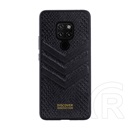 Nillkin PRESTIGE műanyag telefonvédő ( Huawei Mate 20 szilikon keret hátlap, kigyóbőr hatású minta) fekete