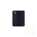 Nillkin QIN Apple iPhone 12 Pro Max tok álló (Flip, oldalra nyíló, bankkártya tartó) sötétkék