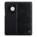Nillkin QIN Huawei Mate 40 Pro tok álló (Flip, oldalra nyíló, bankkártya tartó) fekete