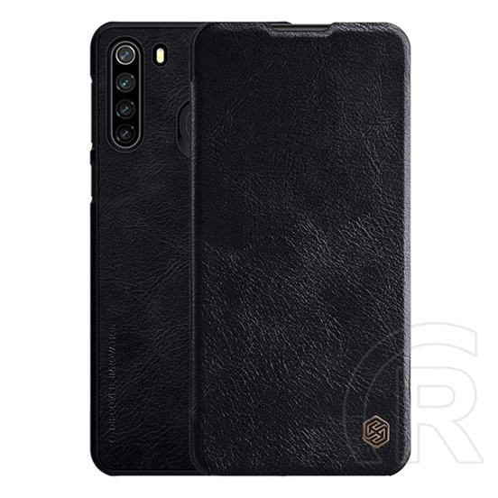 Nillkin QIN Samsung Galaxy A21 (SM-A210F) tok álló (Flip, oldalra nyíló, bankkártya tartó) fekete