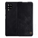 Nillkin QIN Samsung Galaxy A42 (SM-A425F) tok álló (Flip, oldalra nyíló, bankkártya tartó) fekete