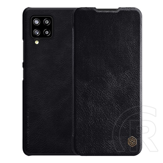 Nillkin QIN Samsung Galaxy A42 (SM-A425F) tok álló (Flip, oldalra nyíló, bankkártya tartó) fekete