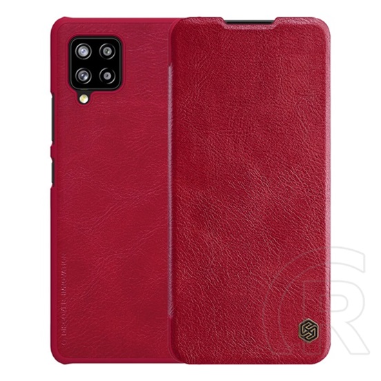Nillkin QIN Samsung Galaxy A42 (SM-A425F) tok álló (Flip, oldalra nyíló, bankkártya tartó) piros