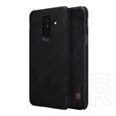 Nillkin QIN Samsung Galaxy A6+ (2018) SM-A605F tok álló (Flip, oldalra nyíló, bankkártya tartó) fekete