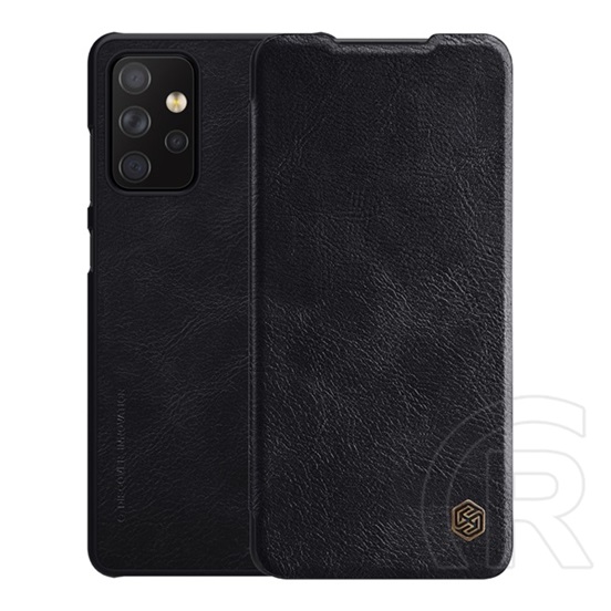 Nillkin QIN Samsung Galaxy A72 4G (SM-A725F) tok álló (Flip, oldalra nyíló, bankkártya tartó) fekete