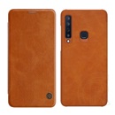 Nillkin QIN Samsung Galaxy A9 (2018) SM-A920 tok álló (Flip, oldalra nyíló, bankkártya tartó) barna