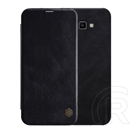 Nillkin QIN Samsung Galaxy J4 Plus (SM-J415F) tok álló (Flip, oldalra nyíló, bankkártya tartó) fekete