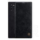 Nillkin QIN Samsung Galaxy Note 10 (SM-N970F) tok álló (Flip, oldalra nyíló, bankkártya tartó) fekete