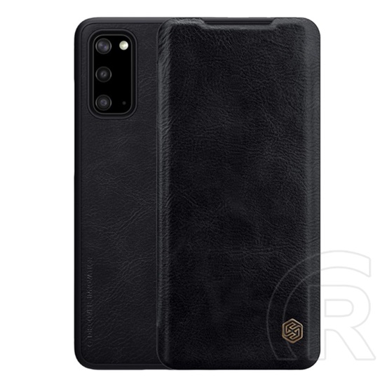 Nillkin QIN Samsung Galaxy S20 (SM-G981U) tok álló (Flip, oldalra nyíló, bankkártya tartó) fekete