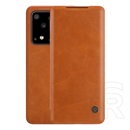 Nillkin QIN Samsung Galaxy S20 Ultra (SM-G988B) tok álló (Flip, oldalra nyíló, bankkártya tartó) barna