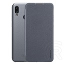 Nillkin SPARKLE Huawei Y7 2019 (Y7 Prime 2019) műanyag védő (mikroszálas bőr hatású Flip, oldalra nyíló) fekete