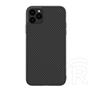 Nillkin SYNTHETIC FIBER Apple iPhone 11 Pro Max műanyag telefonvédő (környezetbarát, karbon minta) fekete