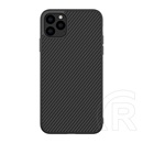 Nillkin SYNTHETIC FIBER Apple iPhone 11 Pro műanyag telefonvédő (környezetbarát, karbon minta) fekete