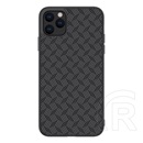 Nillkin SYNTHETIC FIBER PLAID Apple iPhone 11 Pro műanyag telefonvédő (gumírozott, környezetbarát, 3D fekete