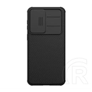 Nillkin Samsung A37 5G camshield pro szilikon telefonvédő (ütésállóság, kameravédő, csíkos) fekete