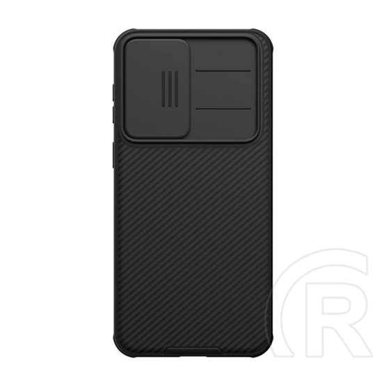 Nillkin Samsung A37 5G camshield pro szilikon telefonvédő (ütésállóság, kameravédő, csíkos) fekete