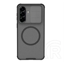 Nillkin Samsung A57 5G camshield pro magnetic műanyag védő (ütésálló, kameravédő, mágneses, csíkos) átlátszó/fekete