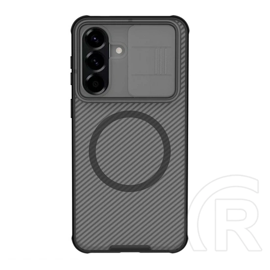 Nillkin Samsung A57 5G camshield pro magnetic műanyag védő (ütésálló, kameravédő, mágneses, csíkos) átlátszó/fekete