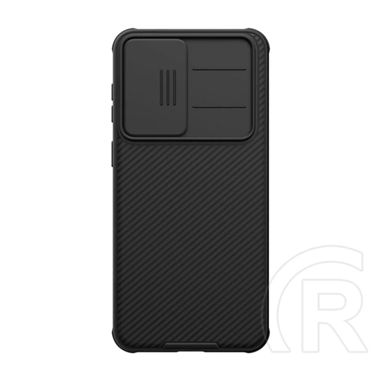 Nillkin Samsung A57 5G camshield pro szilikon telefonvédő (ütésállóság, kameravédő, csíkos) fekete