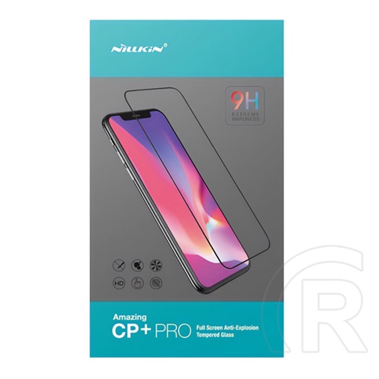 Nillkin Samsung A57 5G cp+ pro képernyővédő üveg (2.5d, full glue, uv szűrés, 0.33mm, 9h) fekete