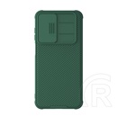 Nillkin Samsung Galaxy A26 5G (SM-A266) camshield pro szilikon telefonvédő (ütésállóság, kameravédő, csíkos) sötétzöld