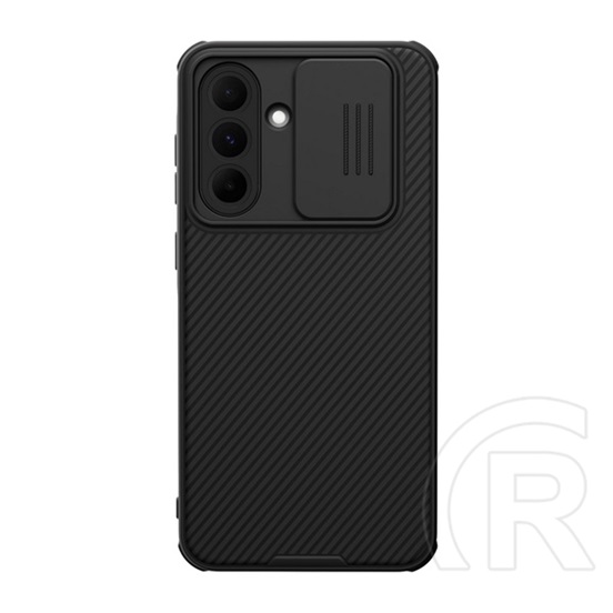 Nillkin Samsung Galaxy A56 5G (SM-A566) camshield pro szilikon telefonvédő (ütésállóság, kameravédő, csíkos) fekete